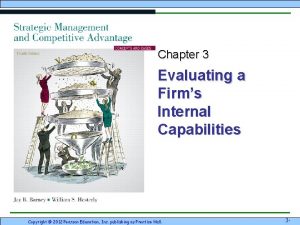 Evaluating a firm’s internal capabilities