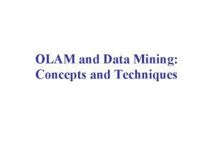 Olam in data mining