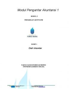 Modul pengantar akuntansi 2