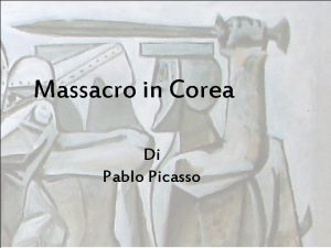 Il massacro in corea Il massacro in corea