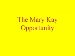 Mary kay cosmetics mission statement