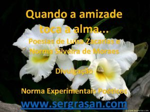 Poesias amizade