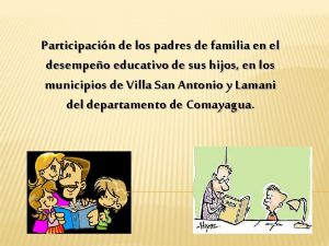 Participacin de los padres de familia en el