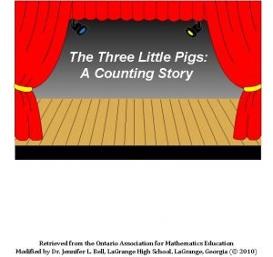 The Three Little Pigs A Counting Story Retrieved