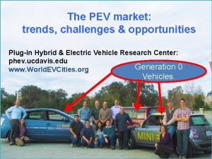 The PEV market trends challenges opportunities Plugin Hybrid