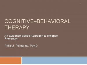 Seemingly irrelevant decisions in recovery Seemingly irrelevant decisions in recovery