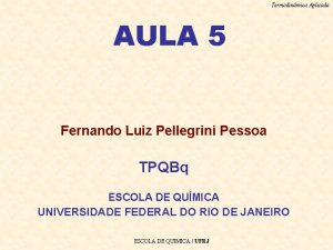 Fugacidade termodinamica