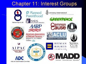Chapter 11 Interest Groups http www cbsnews comvi