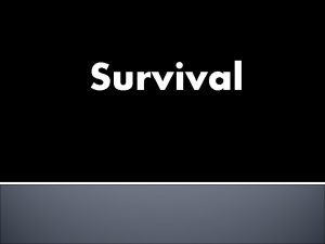 Survival acronym