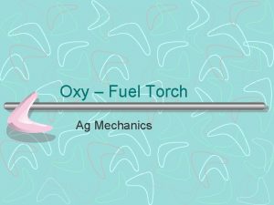 Oxy Fuel Torch Ag Mechanics Equipment Oxygen Cylinder