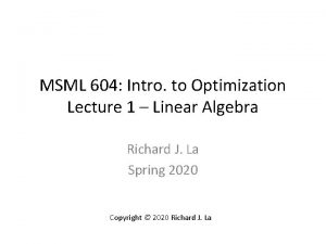 Square matrix examples