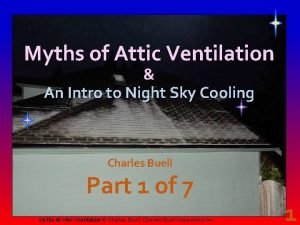 5 myths about attic ventilation