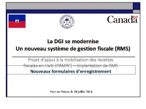 La DGI se modernise Un nouveau systme de