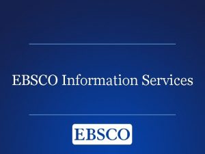 Ebsco oficinas centrales