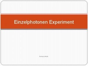 Einzelphotonen detektor