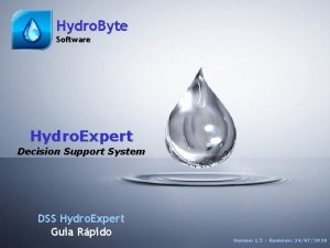 1 Hydro Byte Software GR Hydro Expert Verso