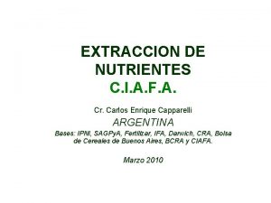 Tabla de fertilización para maíz