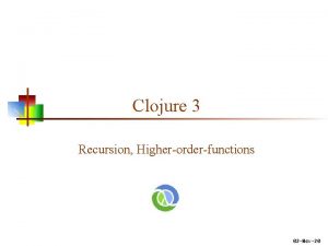 Clojure tail recursion
