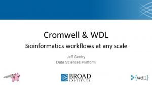 Cromwell workflow