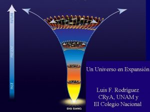 Un Universo en Expansin Luis F Rodrguez CRy