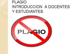 Plagio conclusion