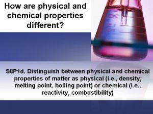 Physical and chemical properties sorting activity