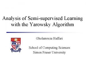 Yarowsky algorithm