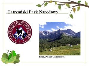 Tatrzański park narodowy zwierzęta i rośliny