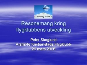 Bo magnusson kristianstad flygklubb