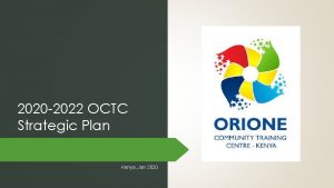 Orione community training centre Orione community training centre