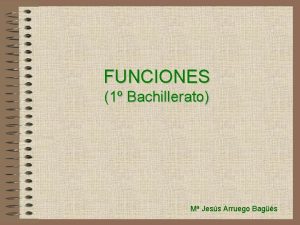 Estudio de funciones 1 bachillerato