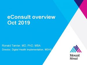 Ronald tamler md Ronald tamler md