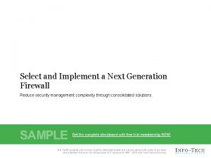 Firewall implementation project plan