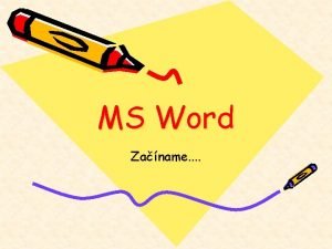 MS Word Zaname Microsoft Word textov procesor ktor