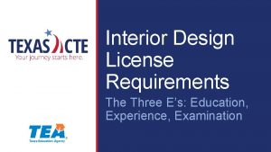 Interior decorating license