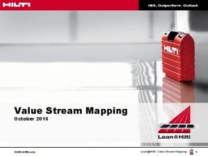 Value stream mapping workshop agenda Value stream mapping workshop agenda