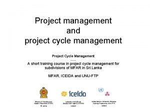 Pcm meaning in project management