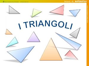 Come fatto un triangolo Il triangolo una figura