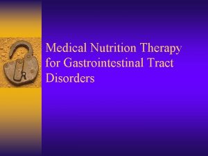 Dumping syndrome