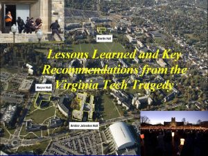 Lessons Learned and Key Recommendations from the Virginia