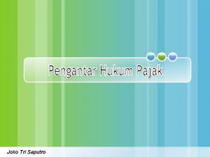 Joko tri saputro