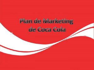 Marketing mix coca cola