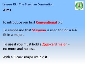 Stayman convention