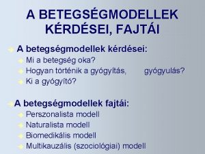 Biomedikális modell
