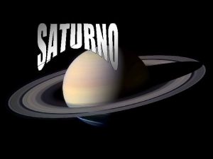 Saturno presentazione