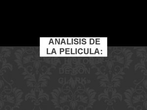 Análisis sobre la película la historia de ron clark