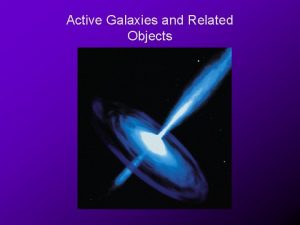 Active Galaxies and Related Objects What are Active