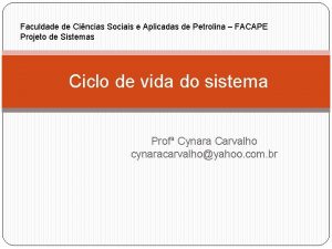 Faculdade de Cincias Sociais e Aplicadas de Petrolina