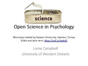 Open science