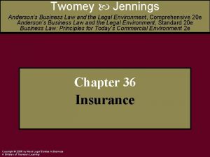 Business law twomey